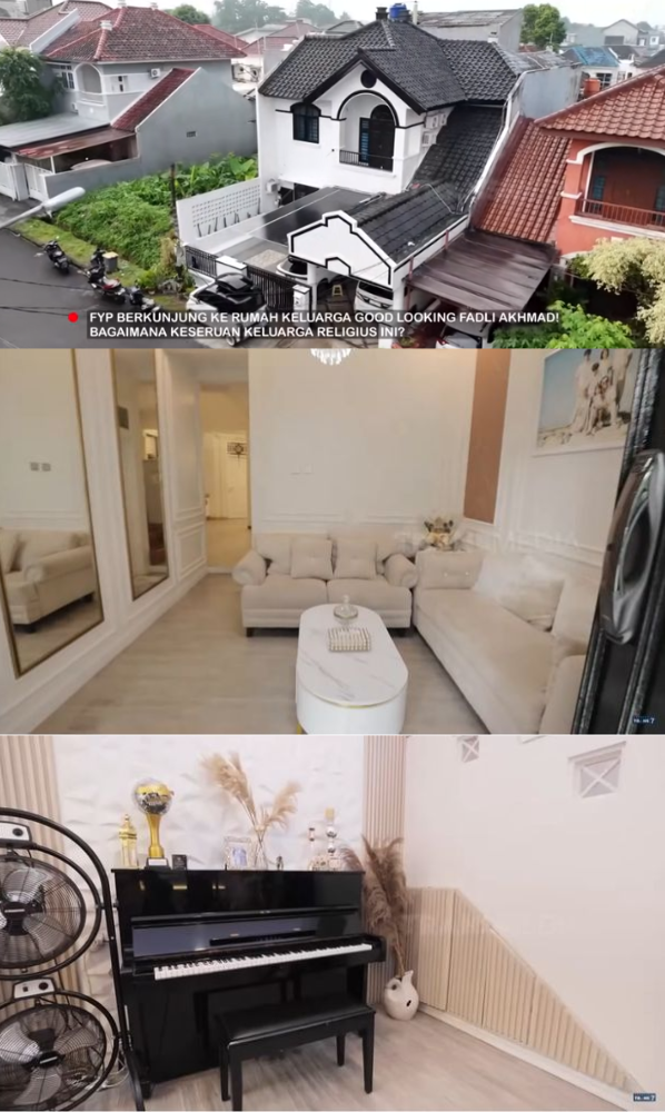Rumah Mewah Fadli Akhmad Hitam Putih Hingga ke Kendaraan