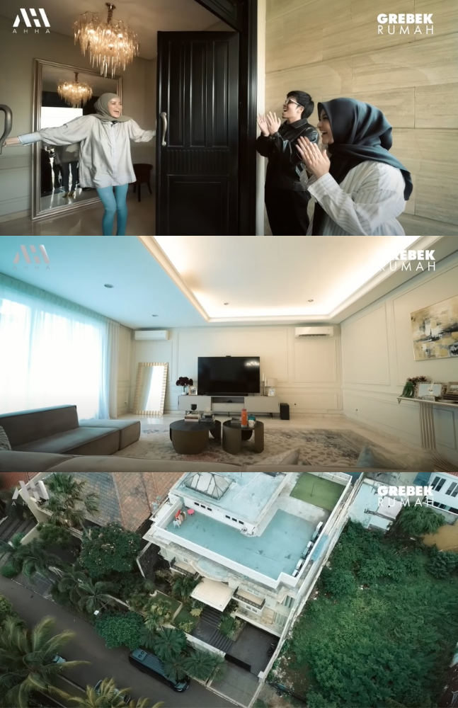 Rumah Mewah Olla Ramlan, Full Hiburan Dari Kolam Renang Hingga Live Band