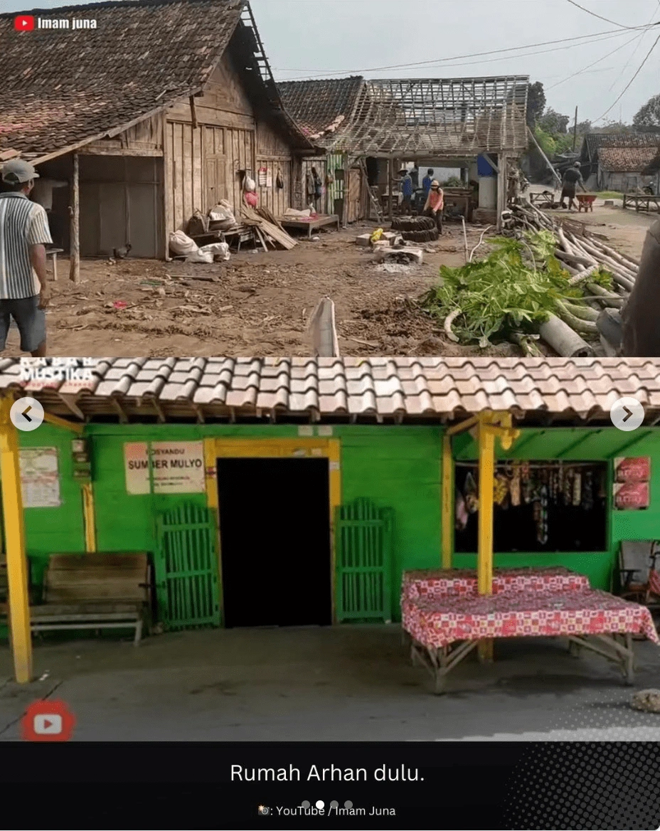 Rumah Pratama Arhan Dulu. [Instagram/@jeffriangkasa]