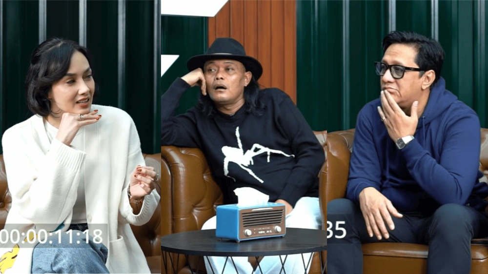 Sara Wijayanto Bersama Sule Dan Andre Taulany Di Podcast Taulany Tv [Sumber: Youtube]