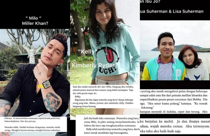 Sejumlah Artis Diduga Tokoh Broken String [Sumber: Instagram]