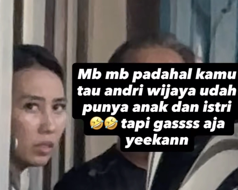 Selingkuhan Andri Wijaya. [TikTok]