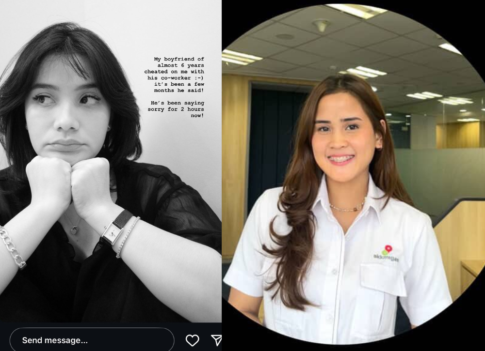 Wanita diduga selingkuhan Arie Meivio. [X]