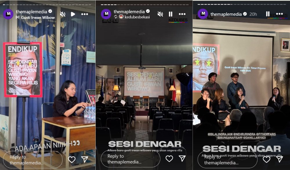 The Maple Media dan Kedubes Bekasi gelar Sesi Dengar Endikup Gustiwiw