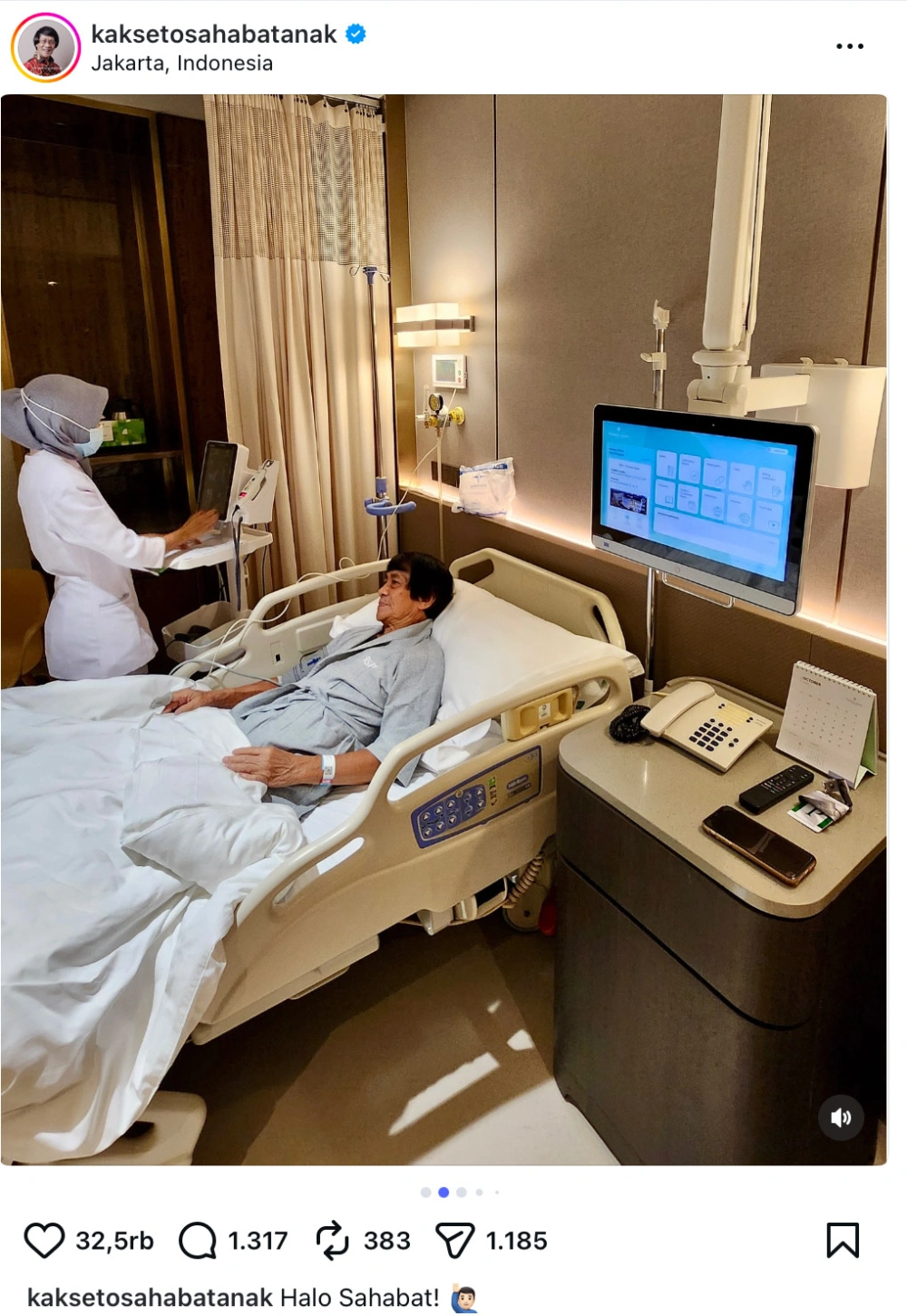 Seto Mulyadi Atau Kak Seto Tengah Dirawat Di Rumah Sakit Karena Menderita Stroke Ringan Instagram Kaksetosahabatanak