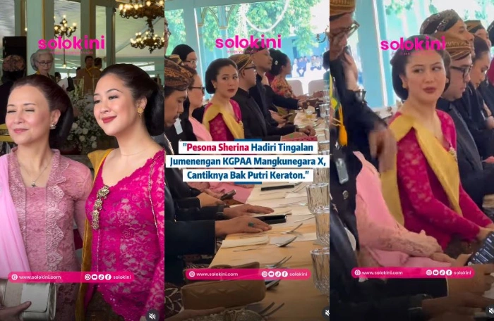 Sheriina Munaf Hadiri Kenaikan Tahta Mangkunegara X [sumber: Instagram Solokini]
