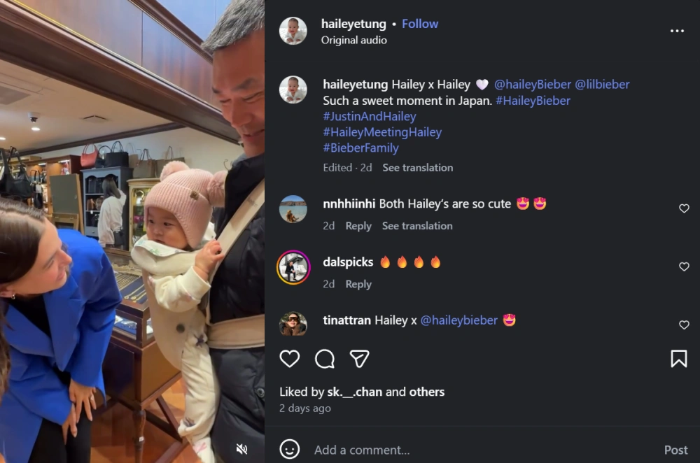 Sikap Ramah Hailey Bieber Jadi Sorotan [Sumber: Instagram]