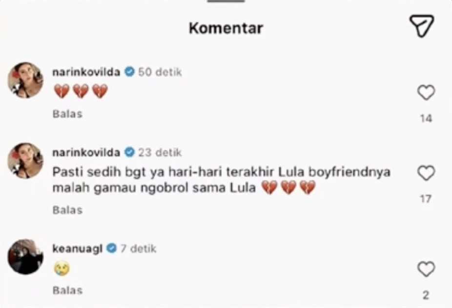 Sindiran Awkarin. [Instagram]