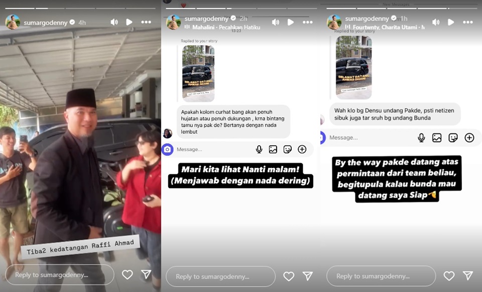 Ahmad Dhani Main ke Rumah Denny Sumargo