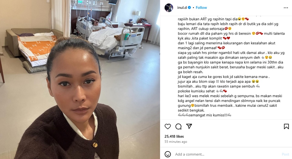 Inul Daratista Bagikan Kondisi Terkini Adam Suseno