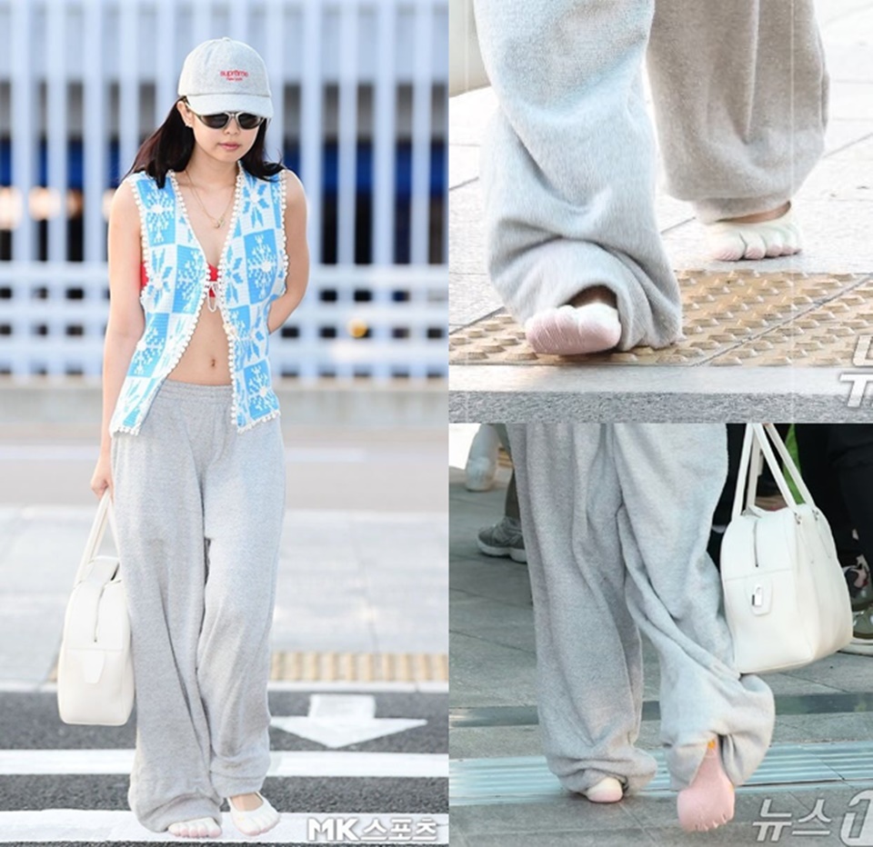 Detail Potret Jennie di Bandara Incheon