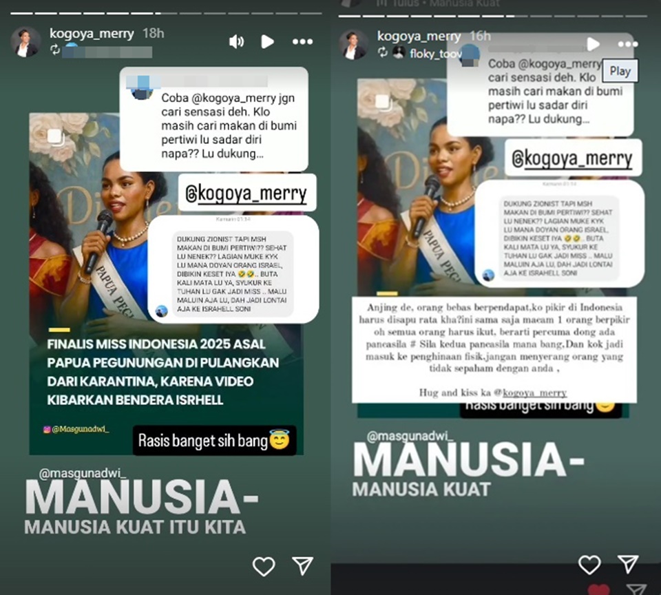 Postingan Merince Kogoya