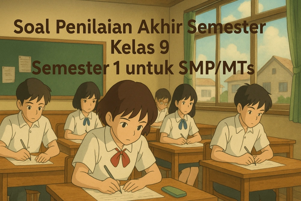 Soal Penilaian Ipas Akhir Semester Kelas 9 Semester 1