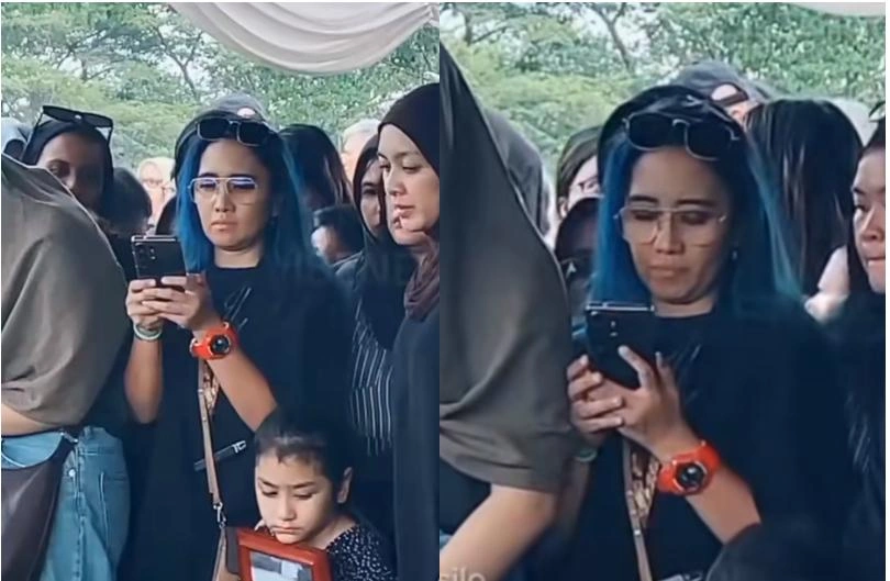 Sosok Rambut Biru Di Pemakaman Gary Iskak Tiktok