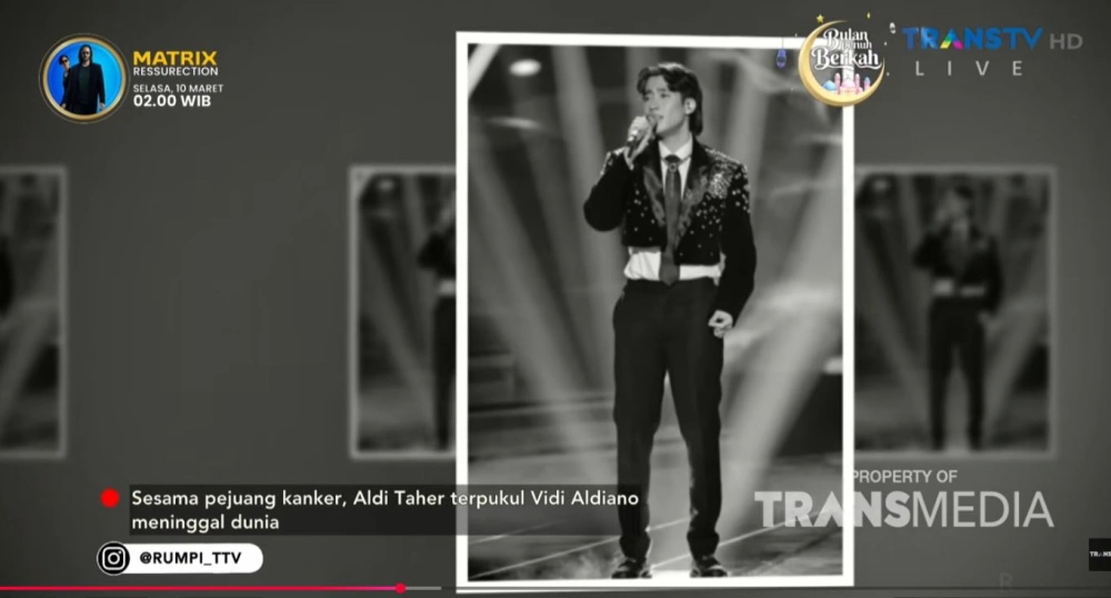 Sosok Vidi Aldiano Di Mata Aldi Taher [sumber: Youtube Trans Tv Official]