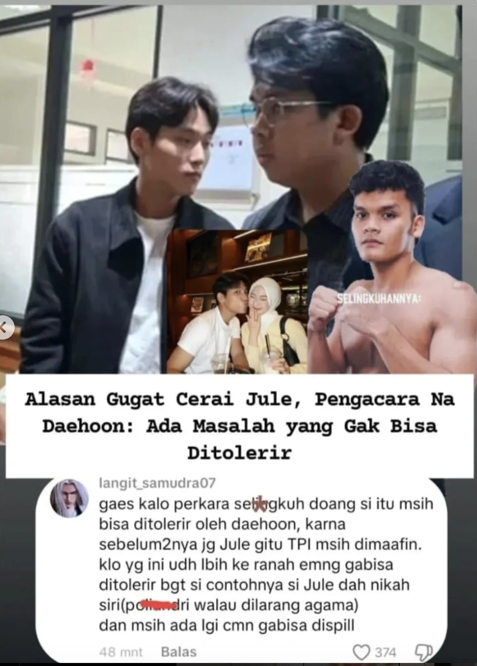 Spekulasi Netizen Soal Kesalahan Jule [Instagram]