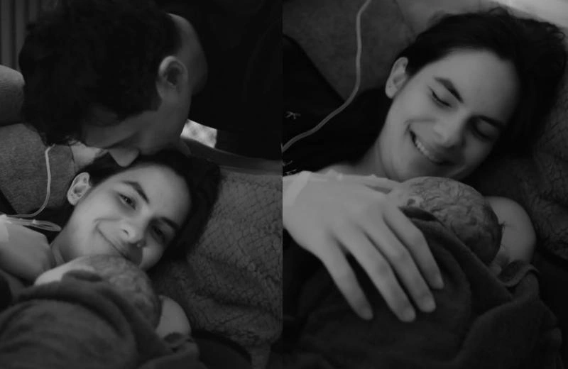 Momen Steffi Zamora melahirkan anak pertama berjenis kelamin perempuan. (Instagram)