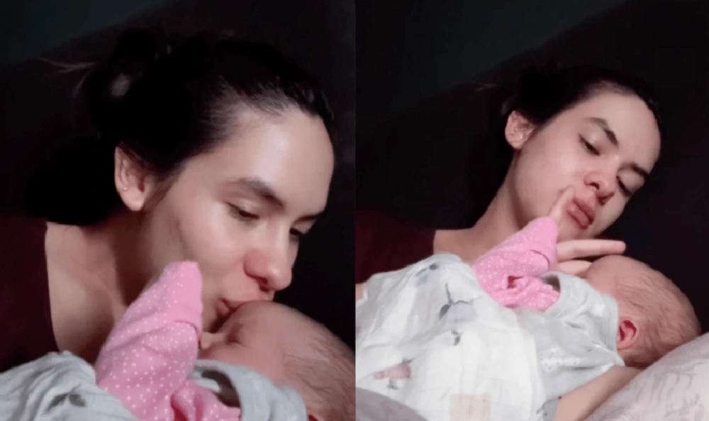 Steffi Zamora bagikan momen bersama sang buah hati. [TikTok]