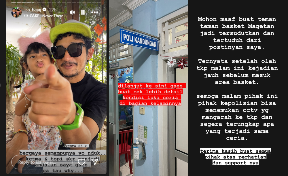 Kondisi Terkini Anak Isa Bajaj Setelah Kemaluannya Berdarah Ditendang 'Kakak Cowok' di Magetan