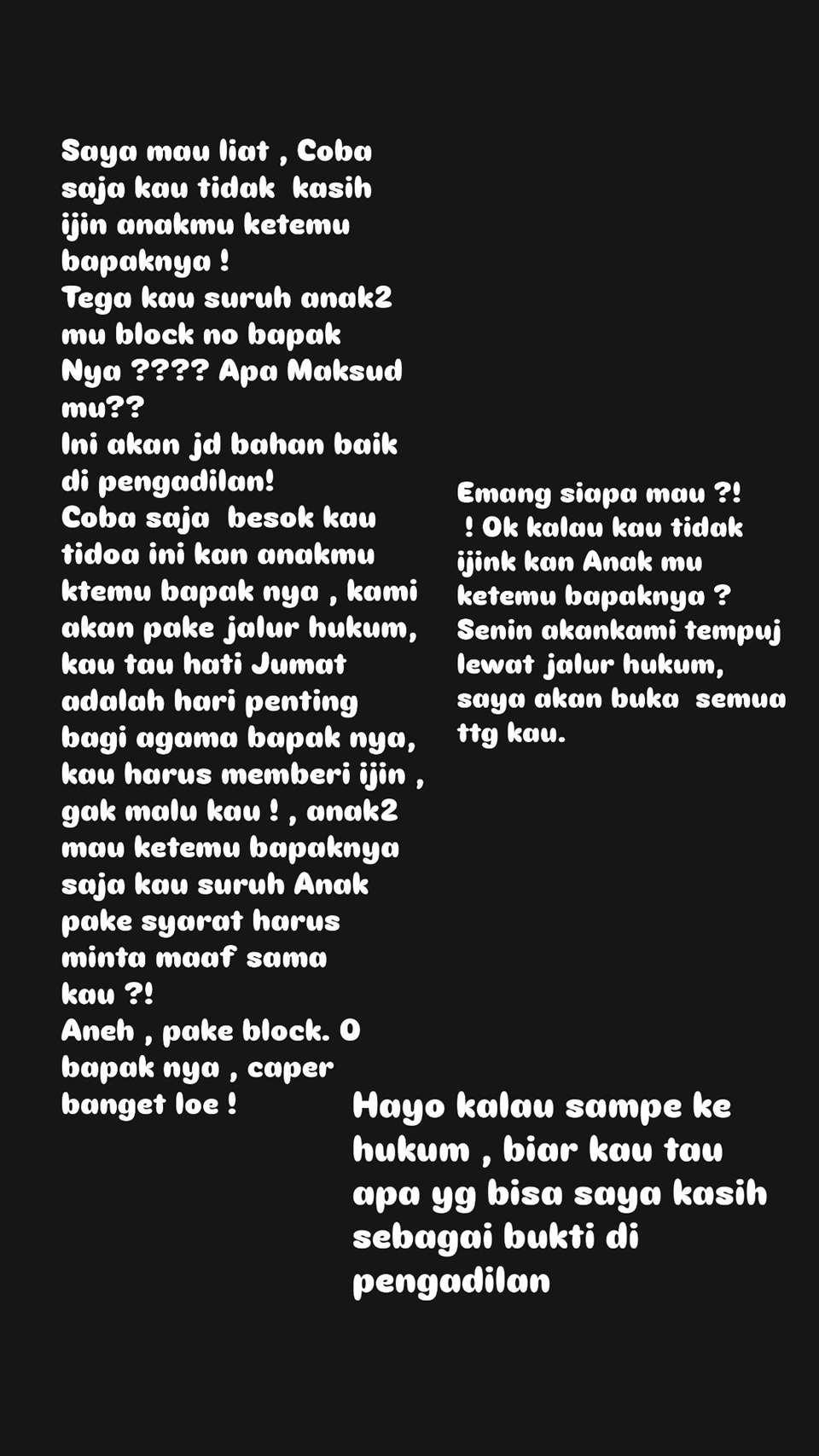 Instagram Story Benny Simanjuntak Paman Ijonk