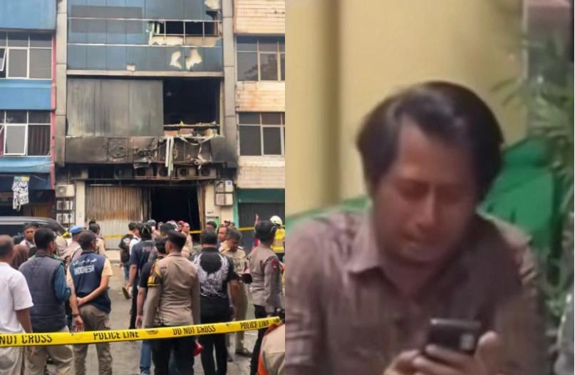 Suami Dari Korban Novia Yang Meninggal Dalam Kebakaran Gedung Terra Drone Tiktok
