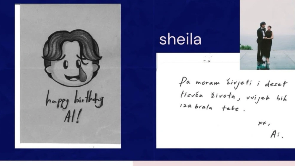 Isi surat Sheila Dara untuk Vidi Aldiano. [Instagram]