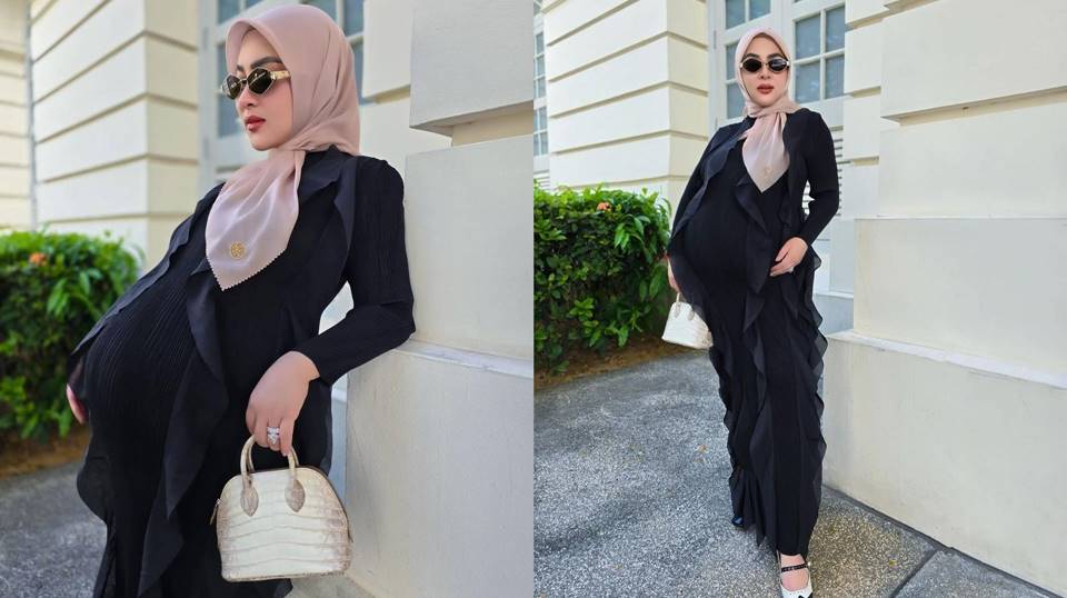 7 Potret Syahrini Pose Slay di Kehamilan 9 Bulan, Lahiran Tinggal Hitungan Hari