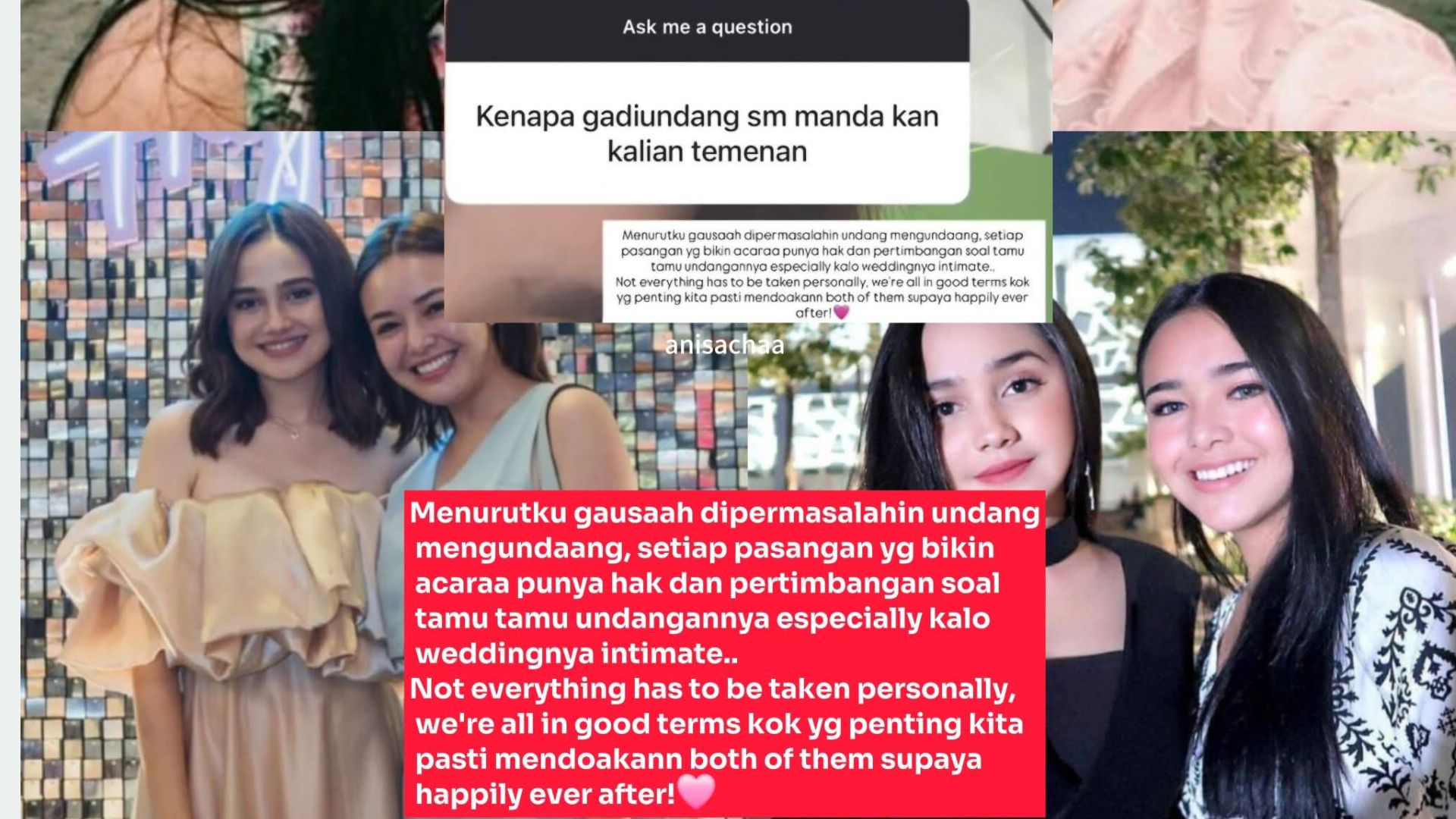 Syifa Hadju dan Amanda Manopo (TikTok)