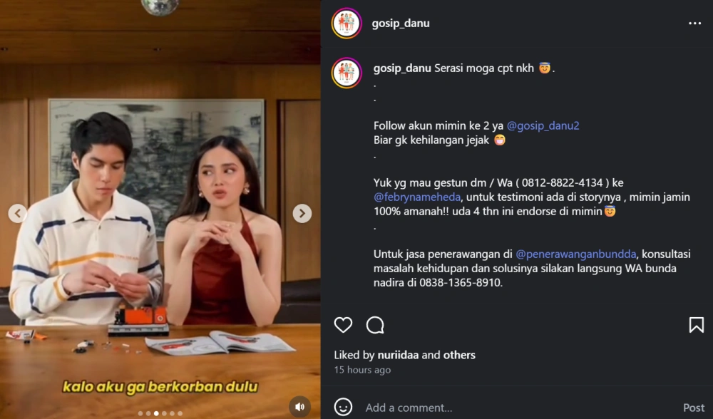 Syifa Hadju Ungkap Nestapa Cintanya [Sumber: Instagram]