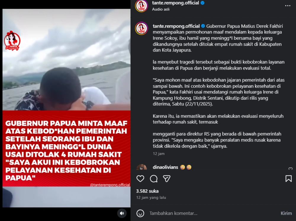 Tangis Anak Irene Sokoy Pecah Saat Bawa Jenazah Sang Ibu Pulang Cc Instagram