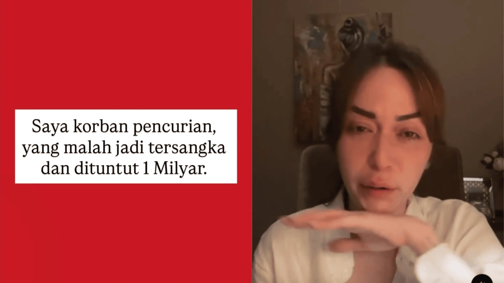 Tangis Nabilah korban pencurian yang malah terancam pidana. [Instagram]