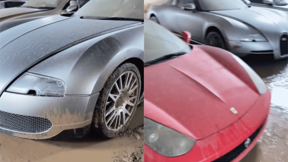 Tangis Wanita Lihat Bugatti Berlumpur Saat Banjir Asli Atau Ai [Tiktok]