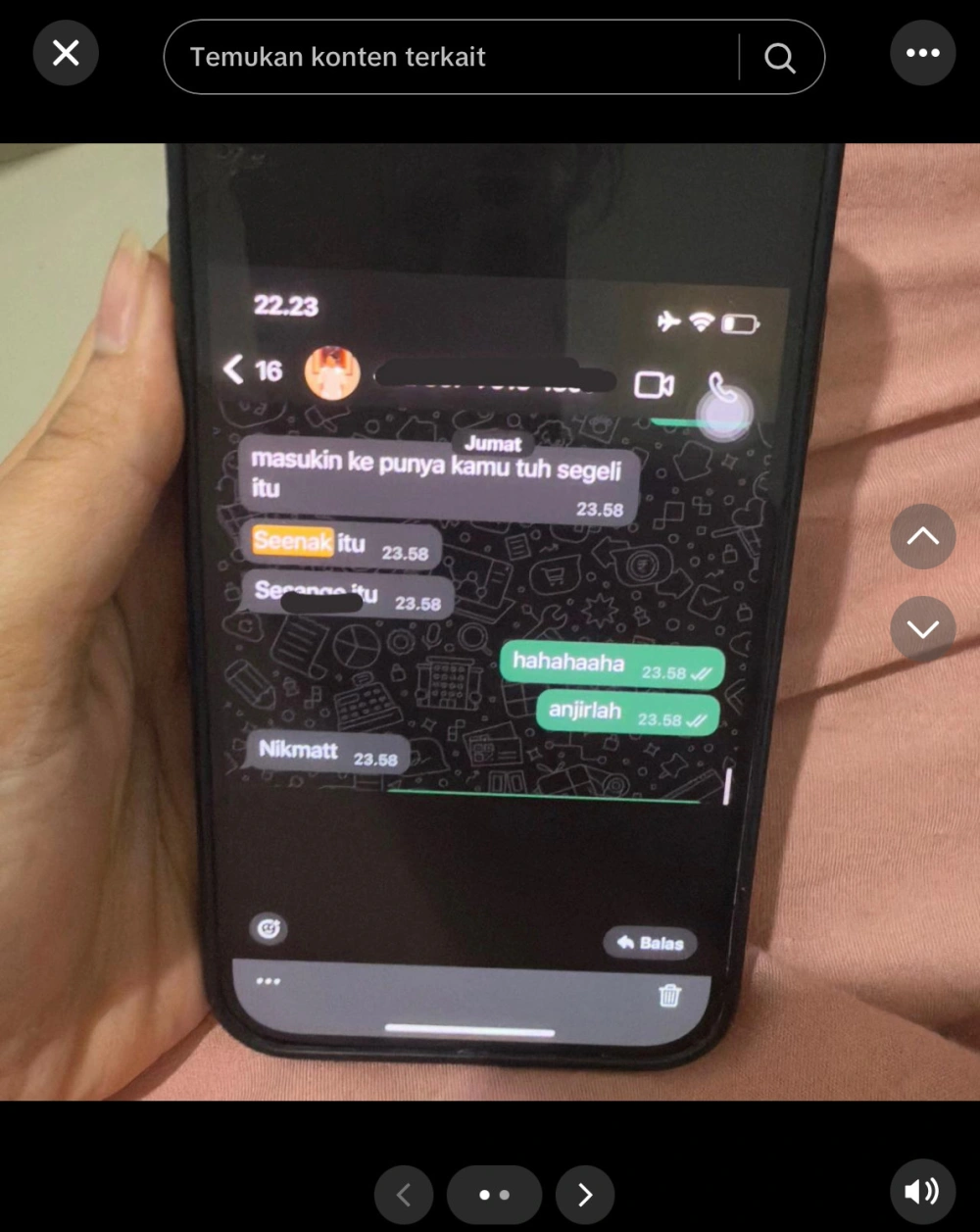 Tangkap Layar Bukti Chat Perselingkuhan Luthfi Kekasih Ebel Tangkap Layar Tiktok Sabarglowup