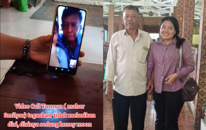 Video Call Tarman Mesra Bareng Sheila Arika Viral, Bantah Soal Isu Mahar Cek 3M Palsu
