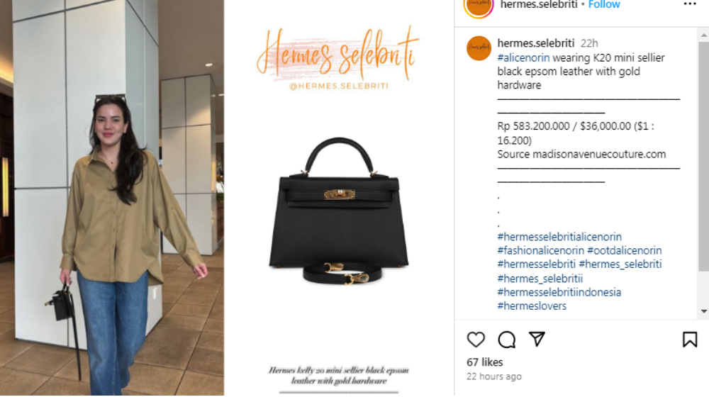 Alice Norin Hiatus Sinetron Fokus Jualan Baju di Live TikTok, Sekalinya Muncul Tenteng Tas Hermes Rp583 Juta