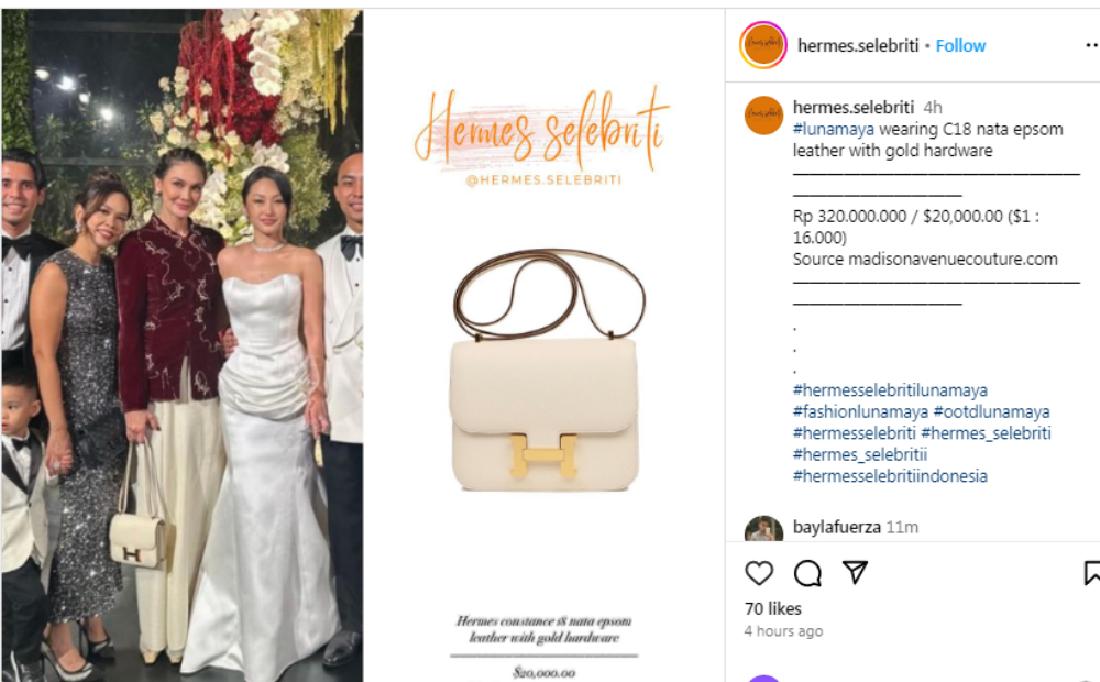 Luna Maya Hadiri Perilisan Desain Paspor RI Terbaru, Tenteng Tas Hermes Rp320 Juta