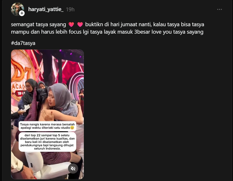 Tasya Tangerang Menangis Di Pelukan Sang Ibu Cc Threads