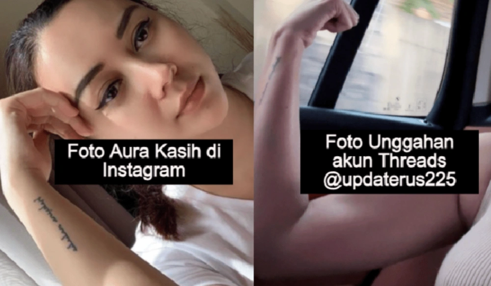 Tato Aura Kasih yang diunggah akun Threads @updaterus225. [Instagram]