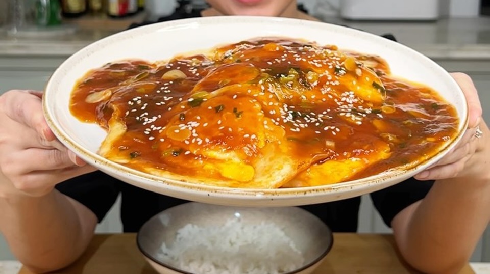 Resep Telur Ceplok Saus Asam Manis Ala Nanakoot [Instagram]