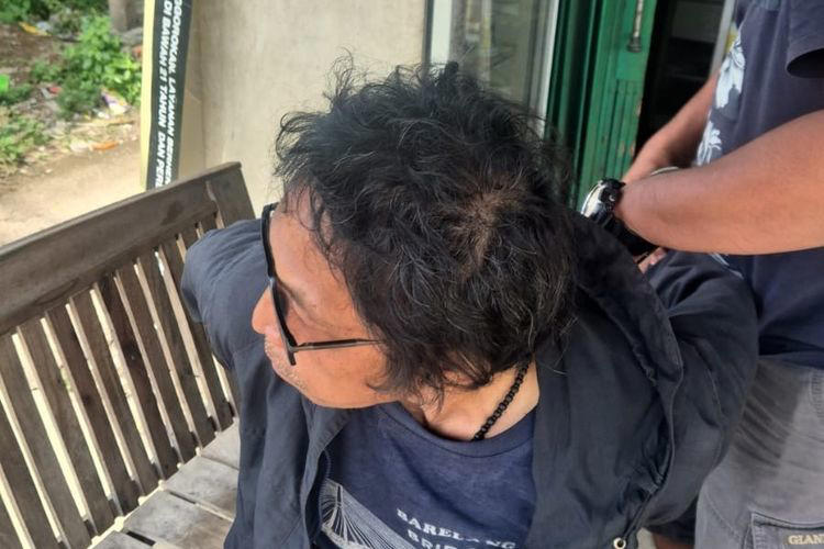 Ekspresi Horor Nanang Gimbal Pembunuh Sandy Permana