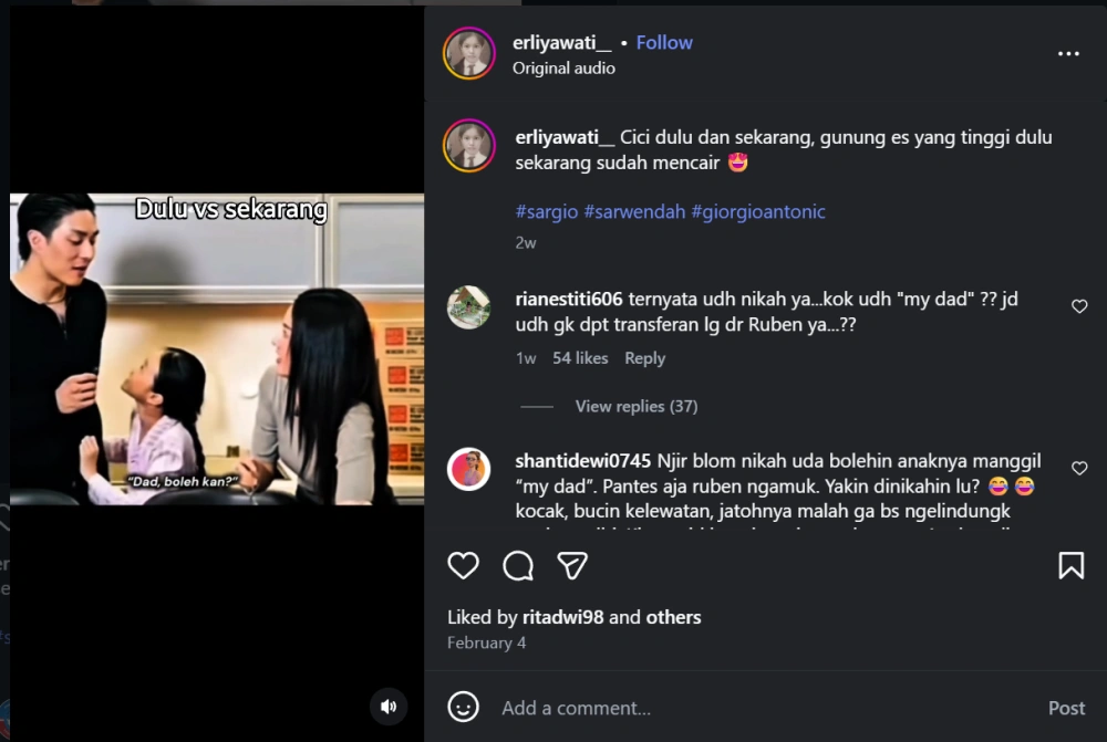 Thalia Onsu Merayu Giorgio Antonio [Sumber: Instagram]