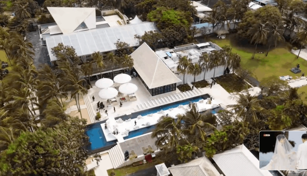 The Royal Santrian lokasi pernikahan Ranty Maria dan Rayn Wijaya. [YouTube/TS Media]