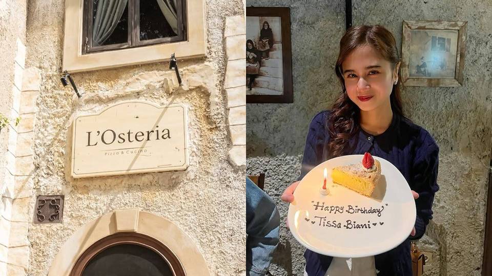 L'Osteria Pizza e Cucina, Restoran Italia Pilihan Tissa Biani Rayakan Ultah ke-23