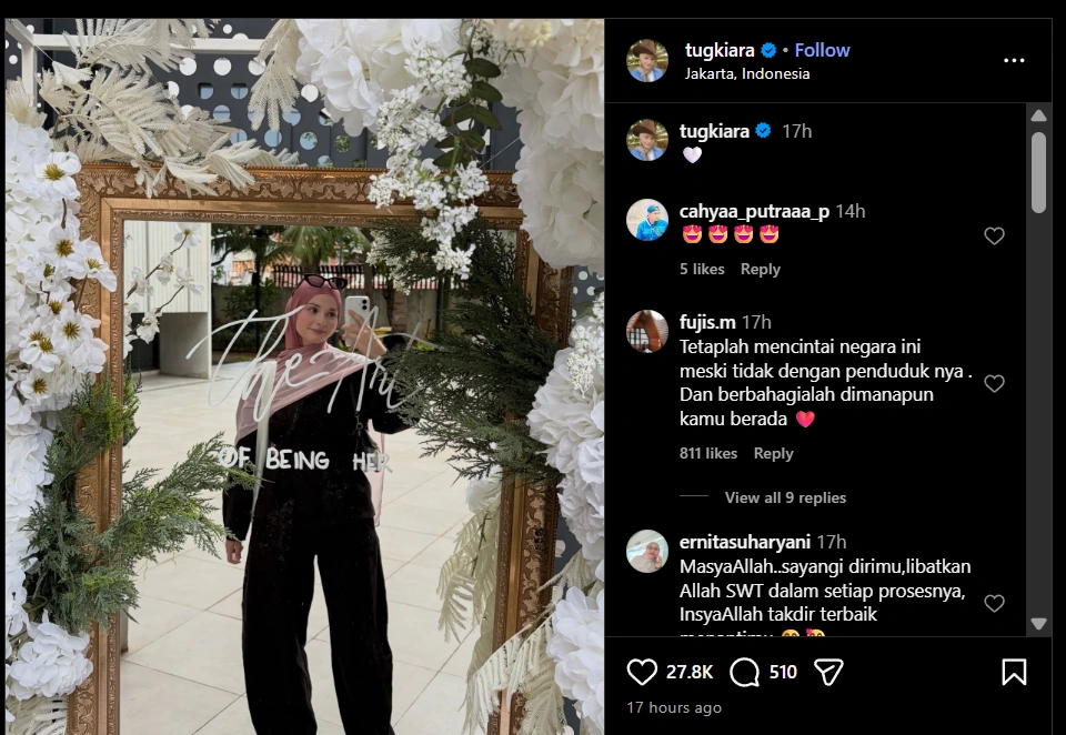 Tugba Kiara Ramai Dapat Dukungan Netizen Cc Instagram