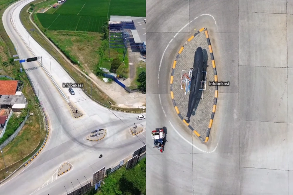 Tugu Ikan Gabus Bekasi. (Instagram)