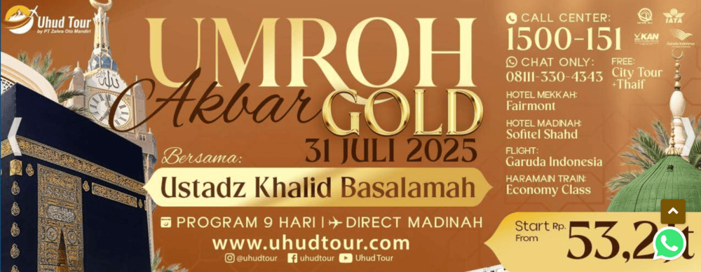 Ustaz Khalid Basalamah memiliki Uhud Tour kini jadi sorotan