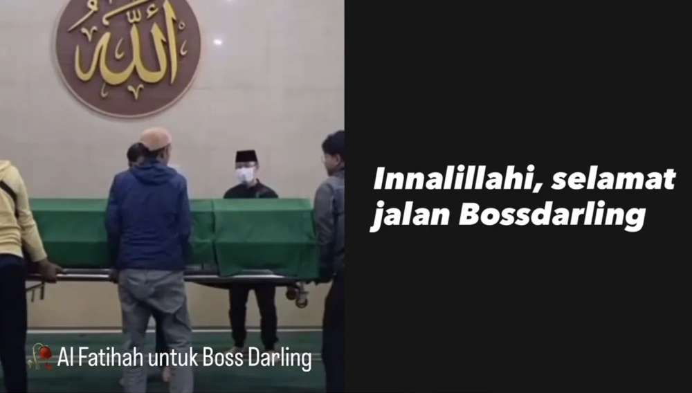Ucapan Duka Untuk Boss Darling. [Instagram]