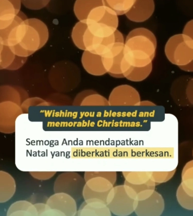 Ucapan Natal Bahasa Inggris 1 [Sumber Instagram]