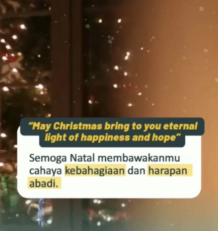 Ucapan Natal Bahasa Inggris 2 [Sumber Instagram]