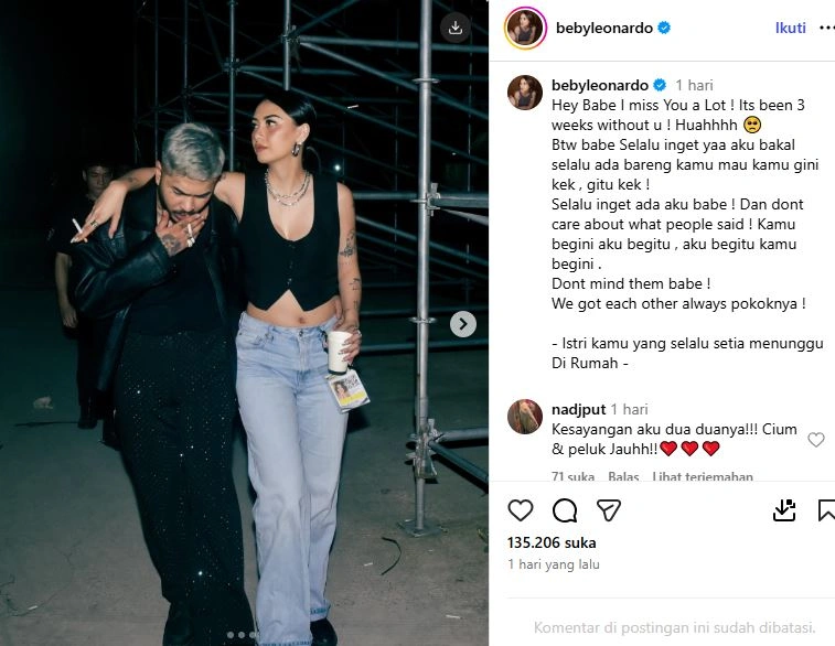 Unggahan Beby Prisillia Instagram Bebyprisiliia